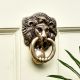 Brass Majestic Lion Door Knocker